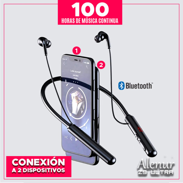 Auriculares deportivos Alenur Z9 ultra 100horas - Imagen 4