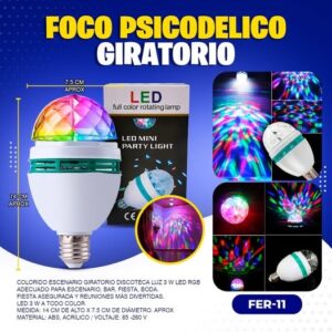 FOCO PSICODELICO GIRATORIO