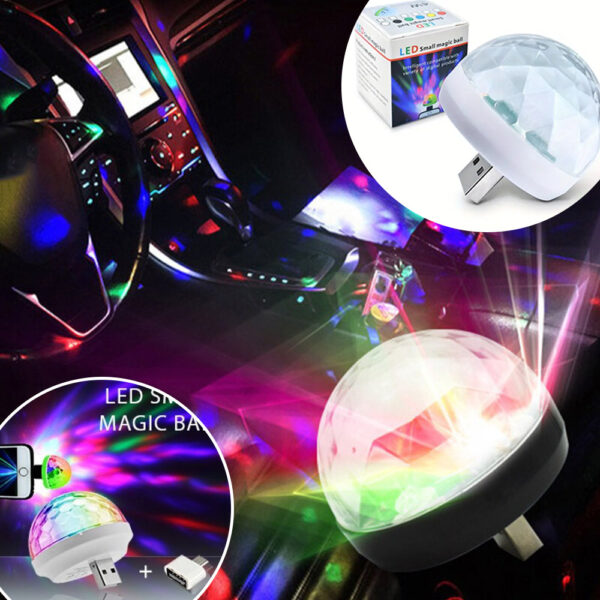 Mini luces de discoteca USB