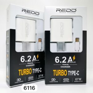 CARGADOR REDD 6.2A TURBO TYPE C