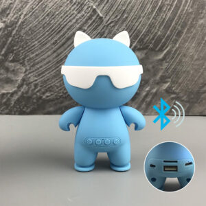 Parlante Bluetooth gatito con lentes