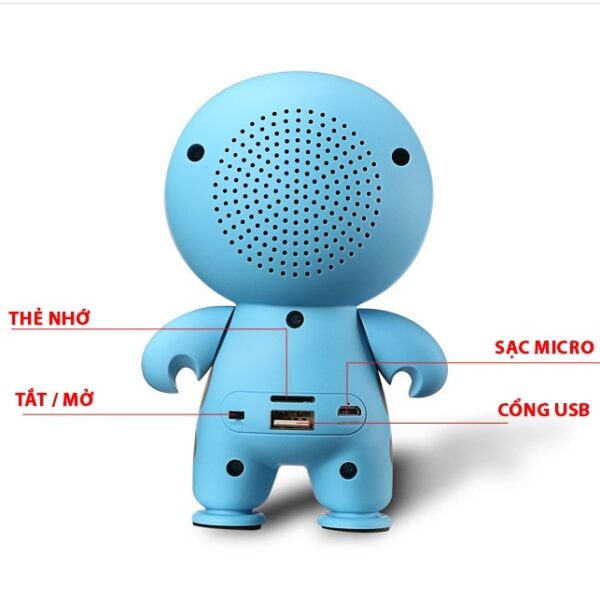 Parlante Bluetooth gatito con lentes - Imagen 3