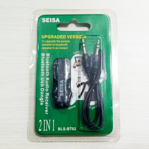Adaptador de Audio Bluetooth Seisa 2 en 1 (auxiliar y USB)