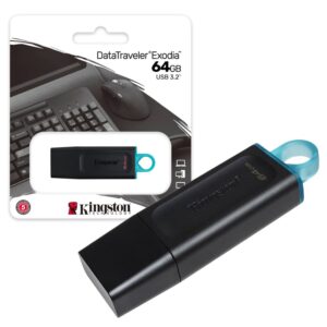 USB Kingston de 64GB 3.2 data traveler exodia
