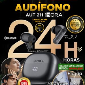 Audifono AUT 211 de 24 horas con cancelación de ruido